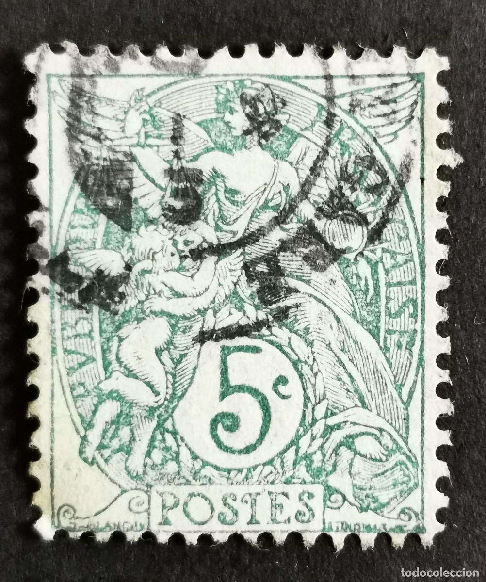 Sellos: Sello Francia 1925,Temas aleg&oacute;ricos (Tipo Blanco), 5 c Michel: FR 90x