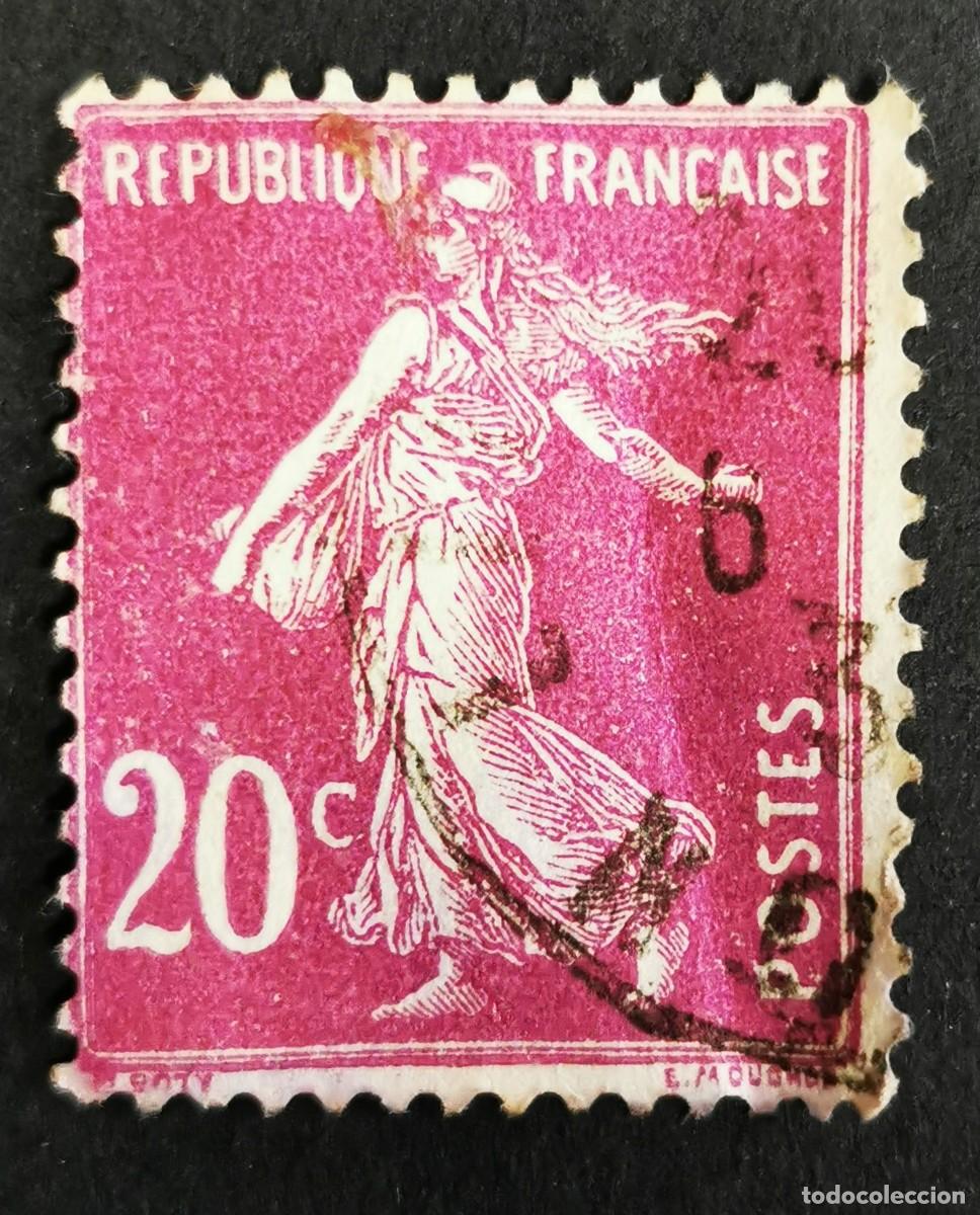 Sellos: Sello Francia 19020, Sembrador de camafeos, 20 c Michel: 185