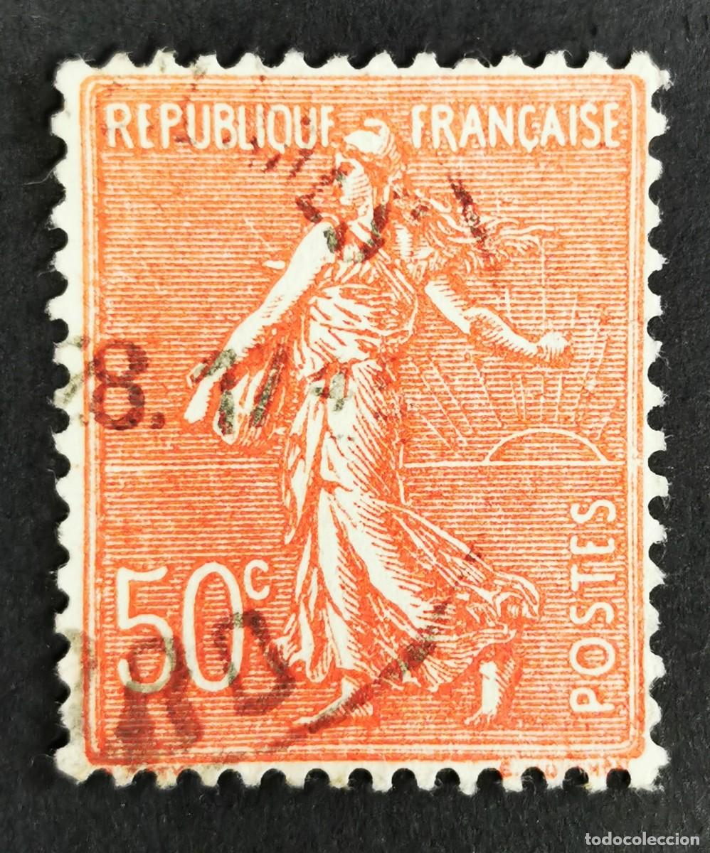 Sellos: Sello Francia 19020, Sembrador de camafeos, 50 c Michel: 161