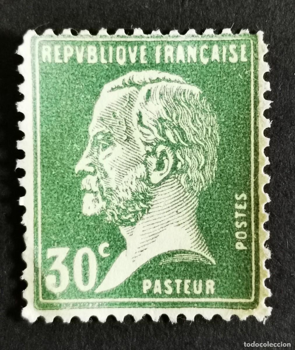Sellos: Sello Francia 1926, Pasteur, Louis, 30 c Michel: 193
