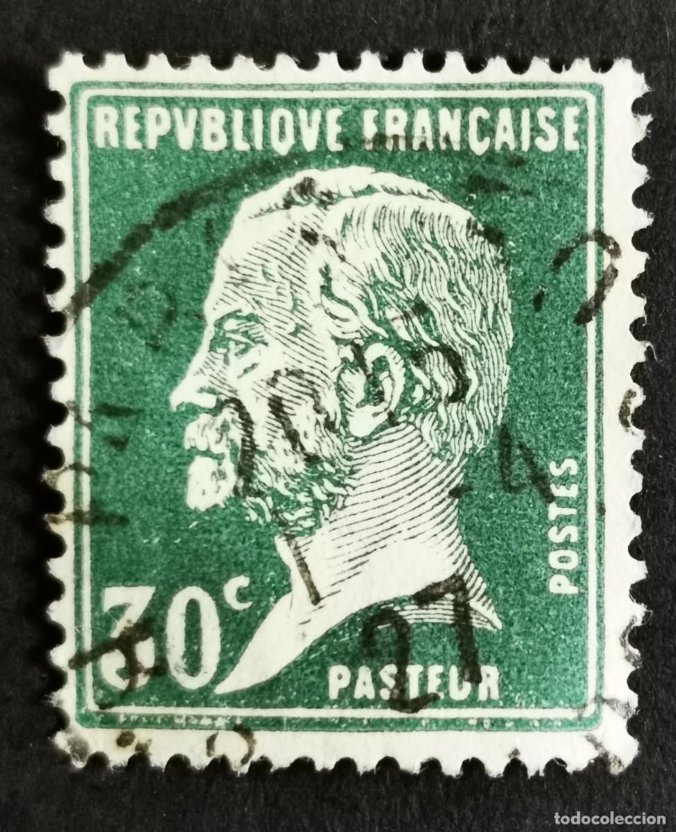 Sellos: Sello Francia 1926, Pasteur, Louis, 30 c Michel: 193