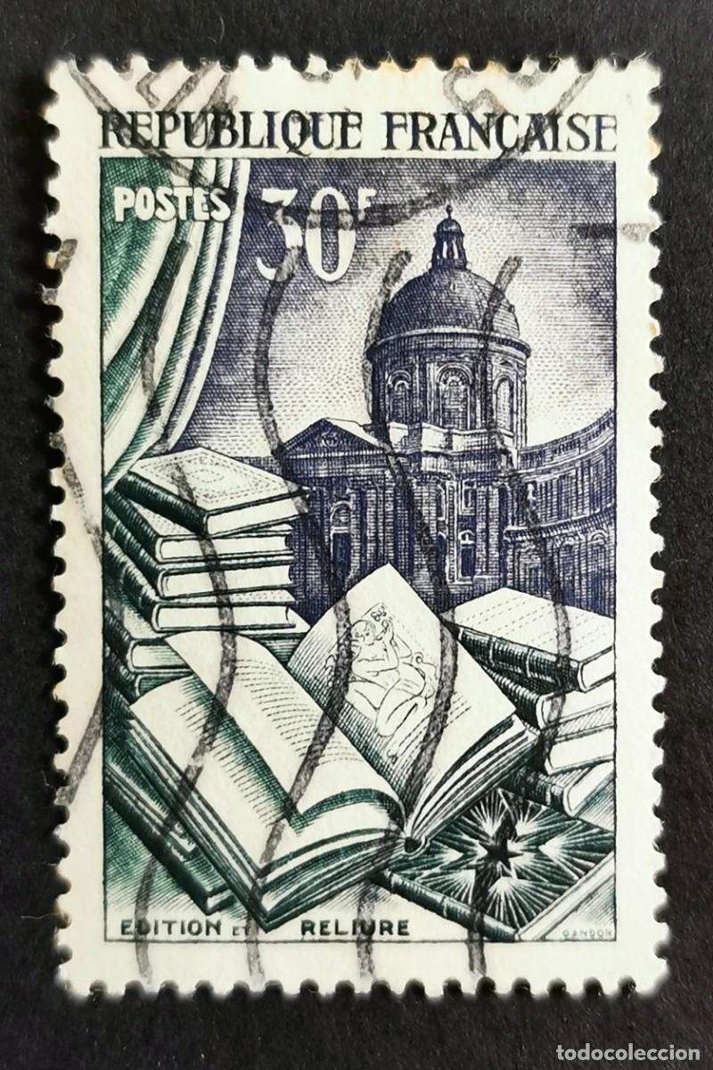Sellos: Sello Francia 1954, Libros raros y encuadernaci&oacute;n, 30 F Michel: 997