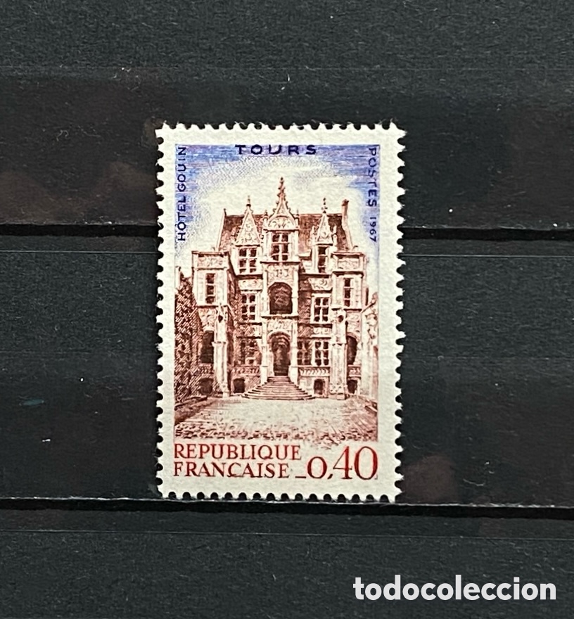 Sellos: Sellos, nuevo, de Francia 1967 Yvert 1525 Edificios - Foto 1