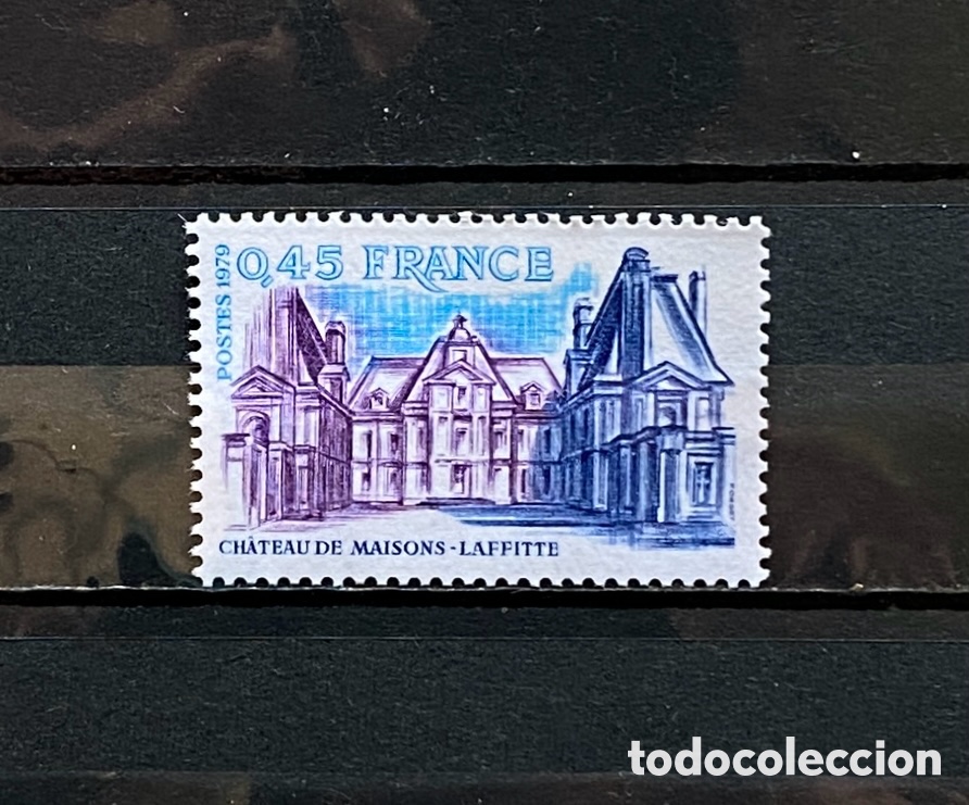 Sellos: Sellos, nuevo, de Francia 1979. Yvert 2064 Edificios - Foto 1