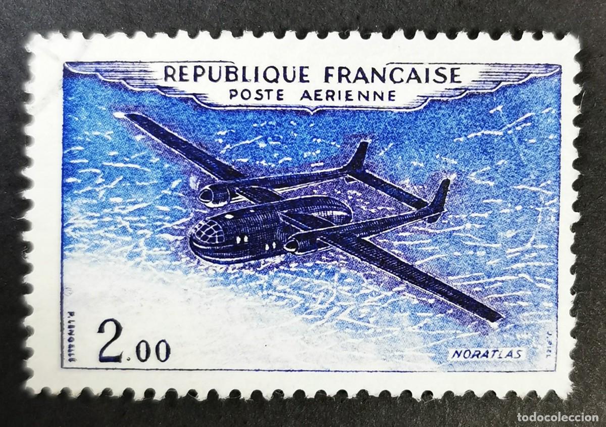 Sellos: Sello Francia 1960, Correo a&eacute;reo Noratlas, 2 F Michel: 1279a
