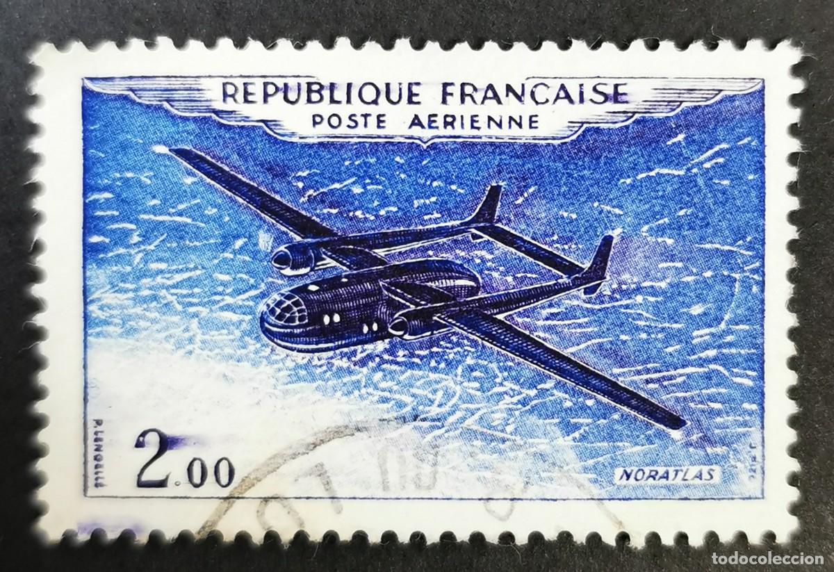 Sellos: Sello Francia 1960, Correo a&eacute;reo Noratlas, 2 F Michel: 1279a