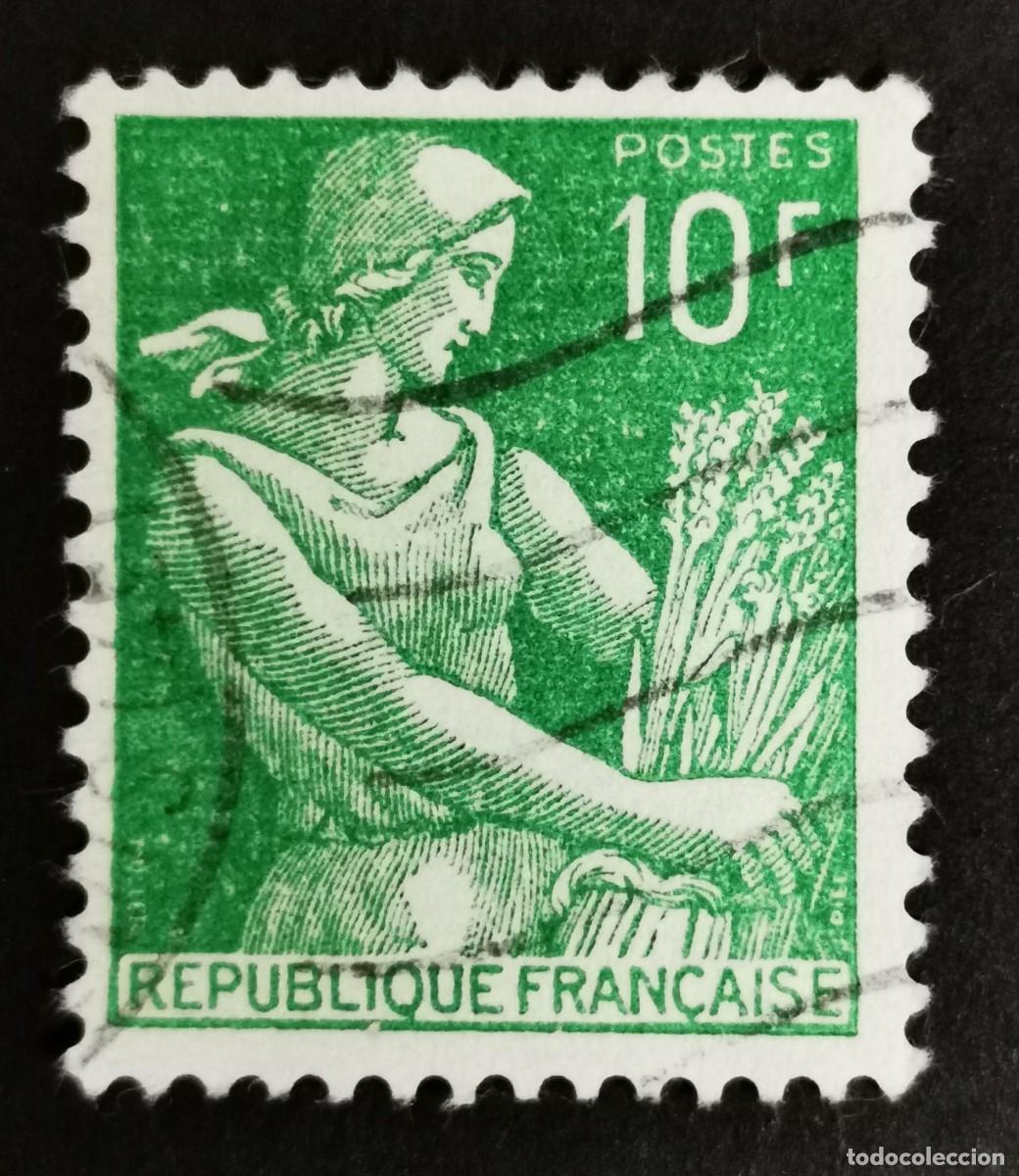 Sellos: Sello Francia 1960,Segador, 0.10 F Michel: 1275