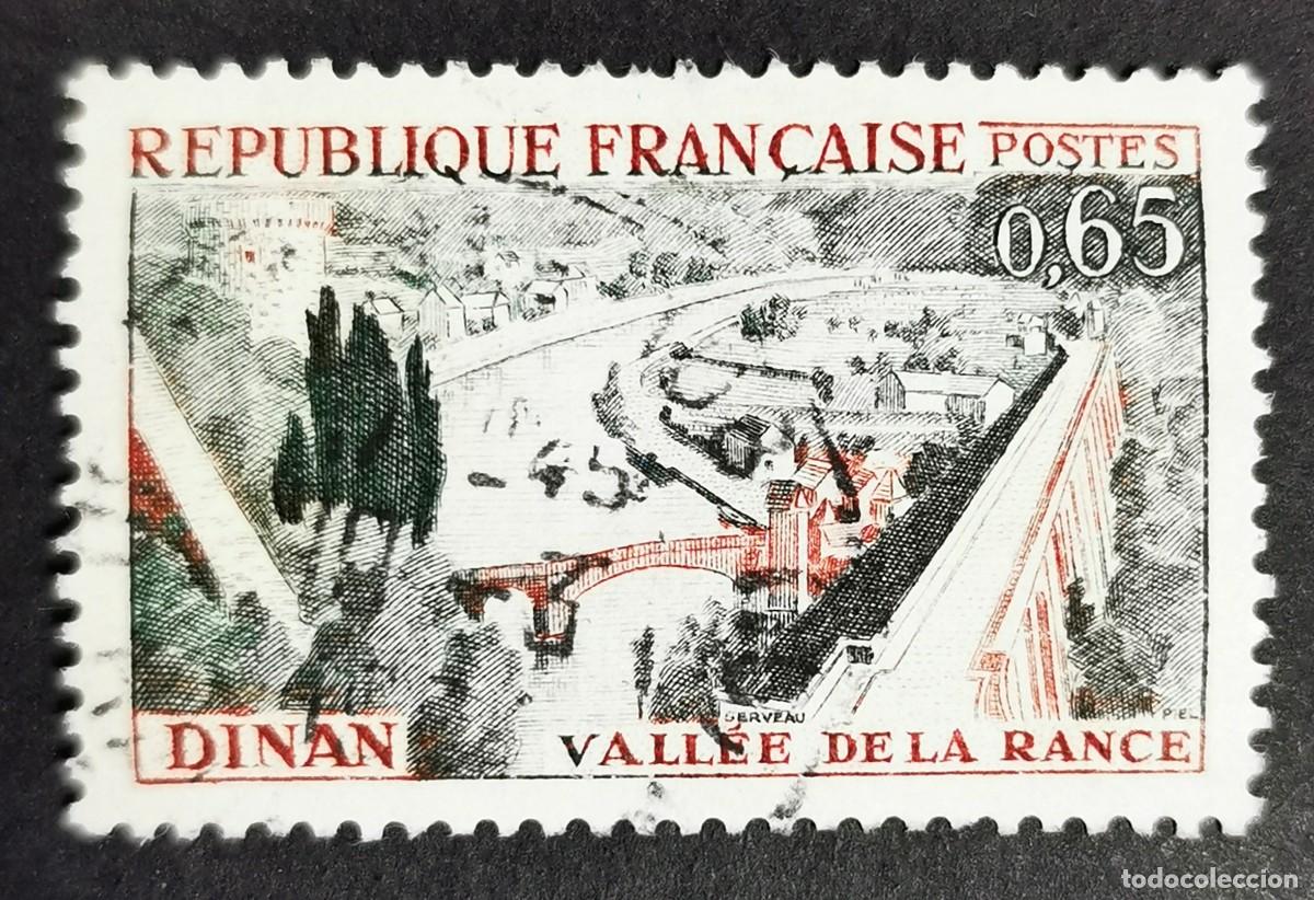 Sellos: Sello Francia 1961, Publicidad tur&iacute;stica Dinan: Valle de Rance, 0,65 F Michel: 1369