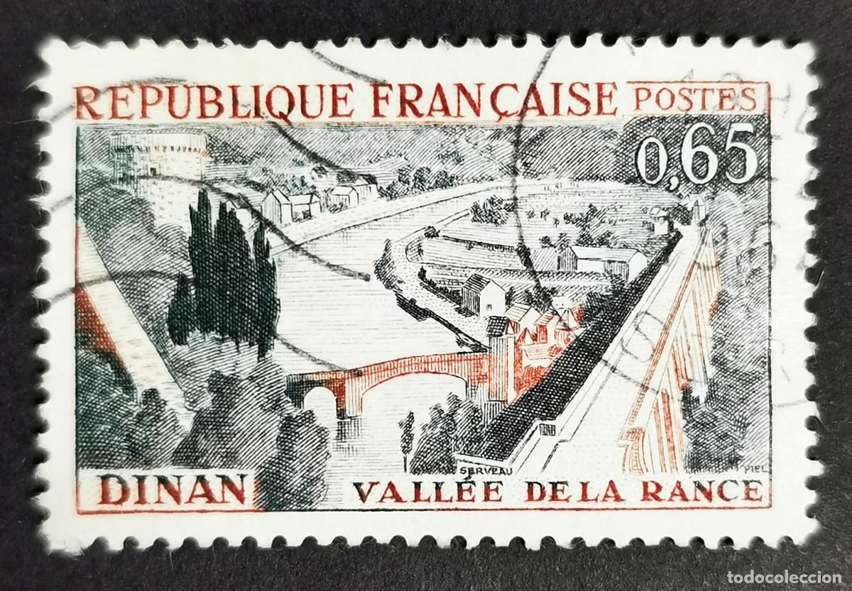 Sellos: Sello Francia 1961, Publicidad tur&iacute;stica Dinan: Valle de Rance, 0,65 F Michel: 1369