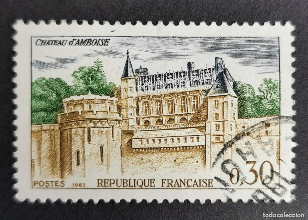 Sellos: Sello Francia 1963, Publicidad tur&iacute;stica Castillo de Amboise, 0,30 F Michel: 1444