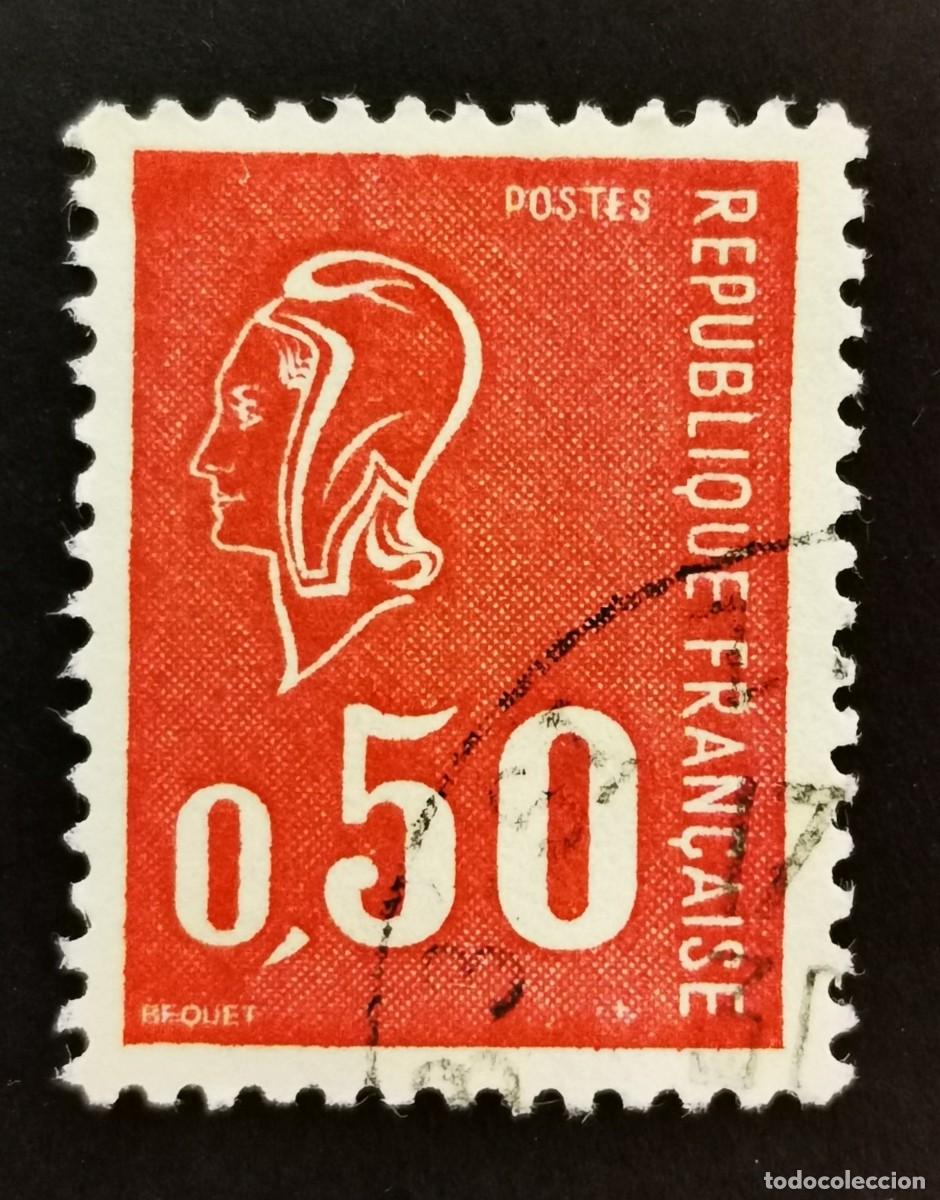 Sellos: Sello Francia 1971, Marianne tipo B&eacute;quet, 0.50 F Michel: 1735x