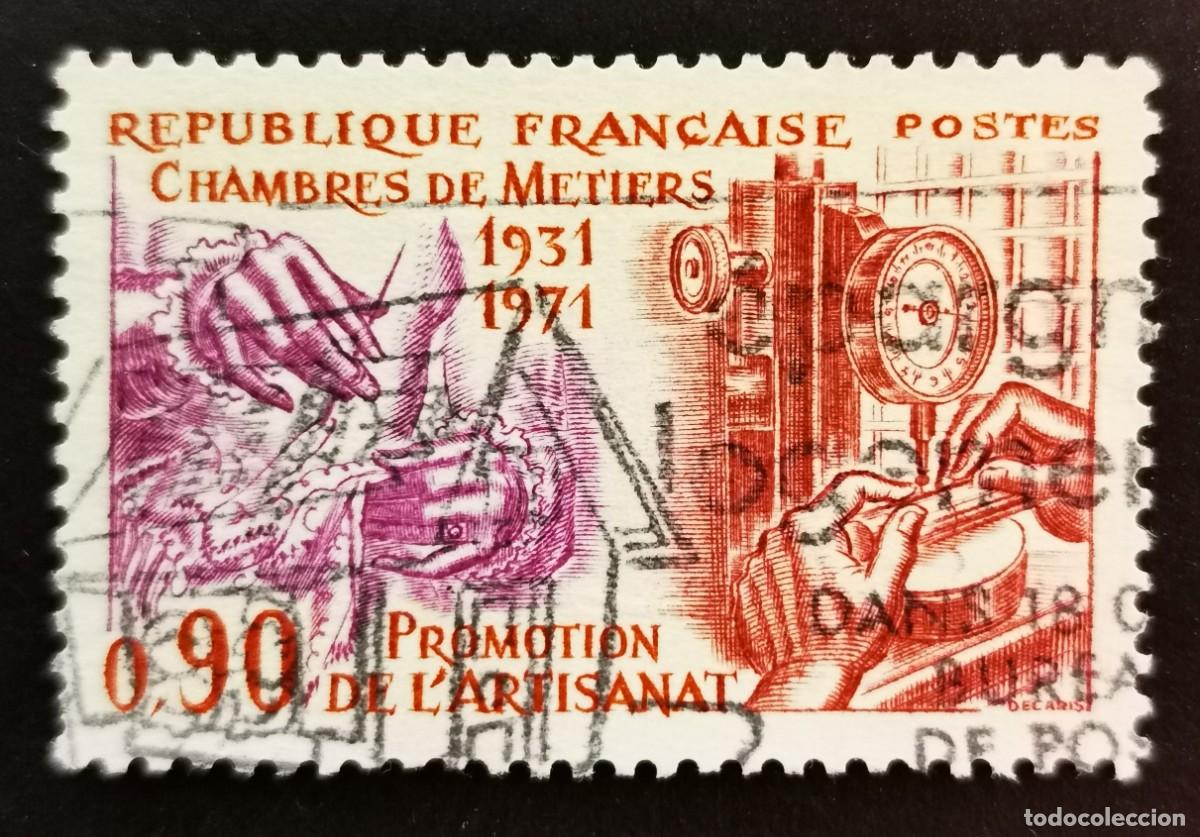 Sellos: Sello Francia 1971, C&aacute;maras de Comercio 1931-1971: Promoci&oacute;n de la artesan&iacute;a, 0,90 F Michel: 1768