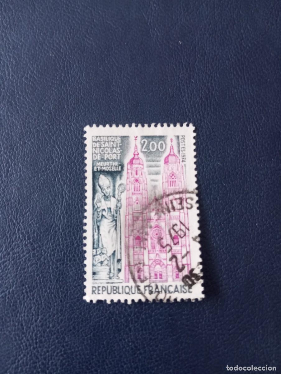 Sellos: FRANCIA, 1975, BAS&Iacute;LICA DE SAN NICOL&Aacute;S DEL PUERTO, YT 1810