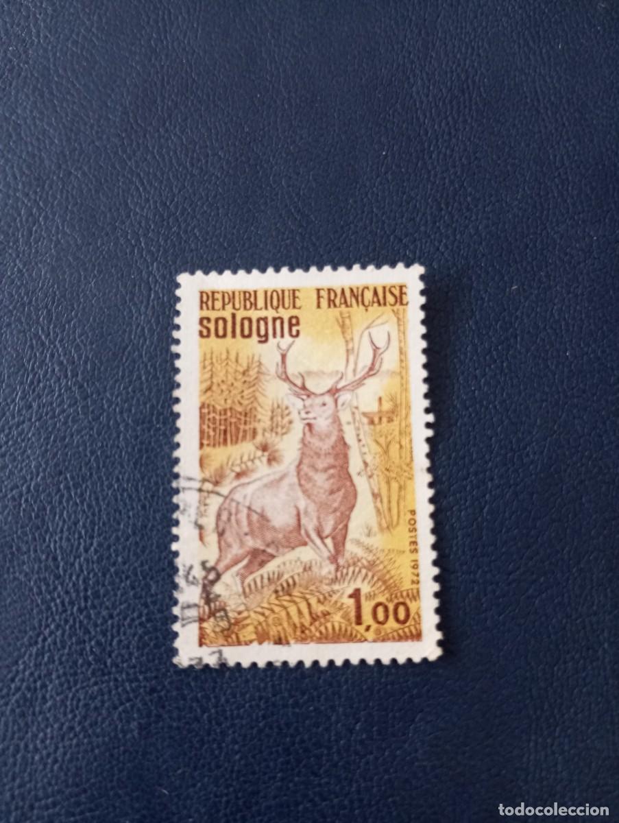 Sellos: FRANCIA, 1972, FAUNA, CIERVO, YT 1725
