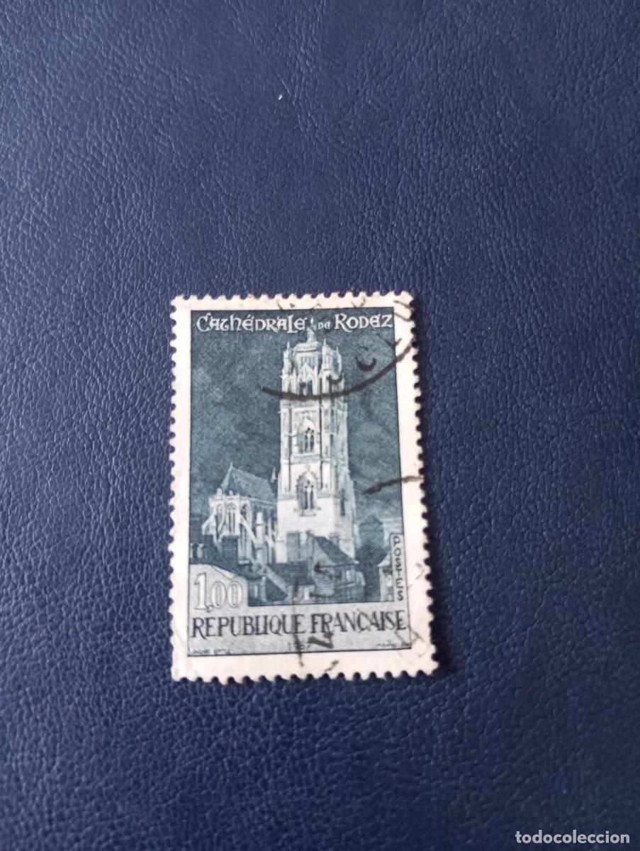 Sellos: FRANCIA, 1966, CATEDRAL DE RODEZ, YT 1504
