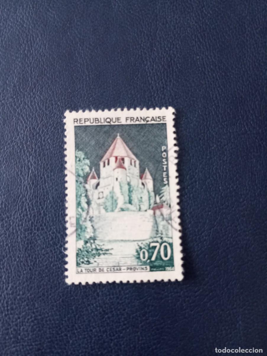 Sellos: FRANCIA, 1964, TORRE CESAR EN PROVINS YT 1392A