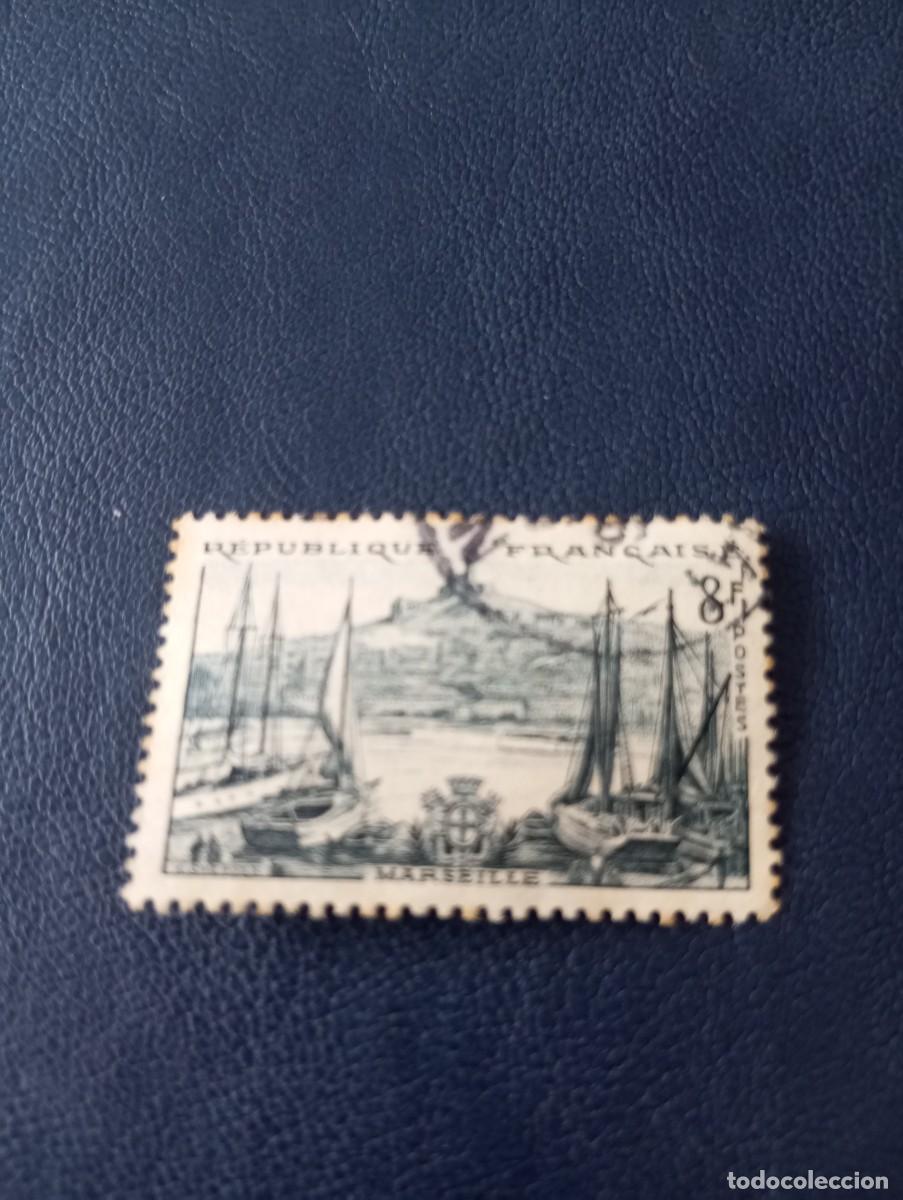 Sellos: FRANCIA, 1955, MARSELLA, YT 1037