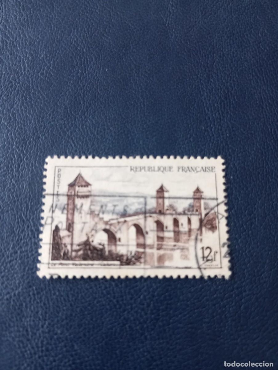 Sellos: FRANCIA, 1955, PONT VALENTIE , YT 1039