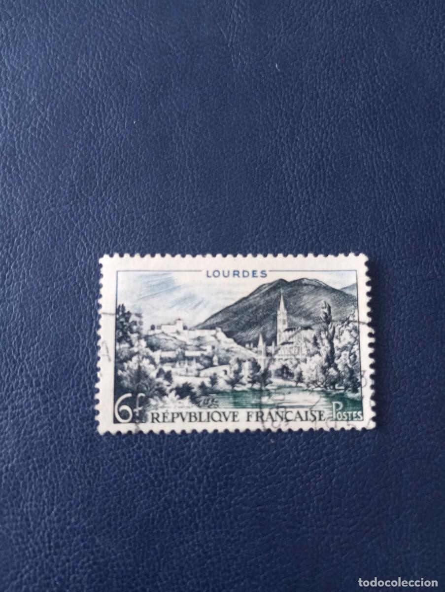 Sellos: FRANCIA, 1954, LOURDES, YT 976
