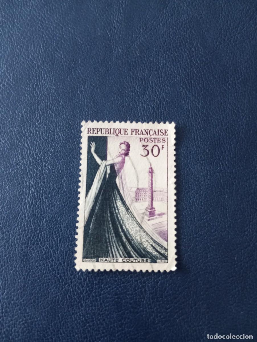 Sellos: FRANCIA, 1953, ALTA COSTURA, YT 941