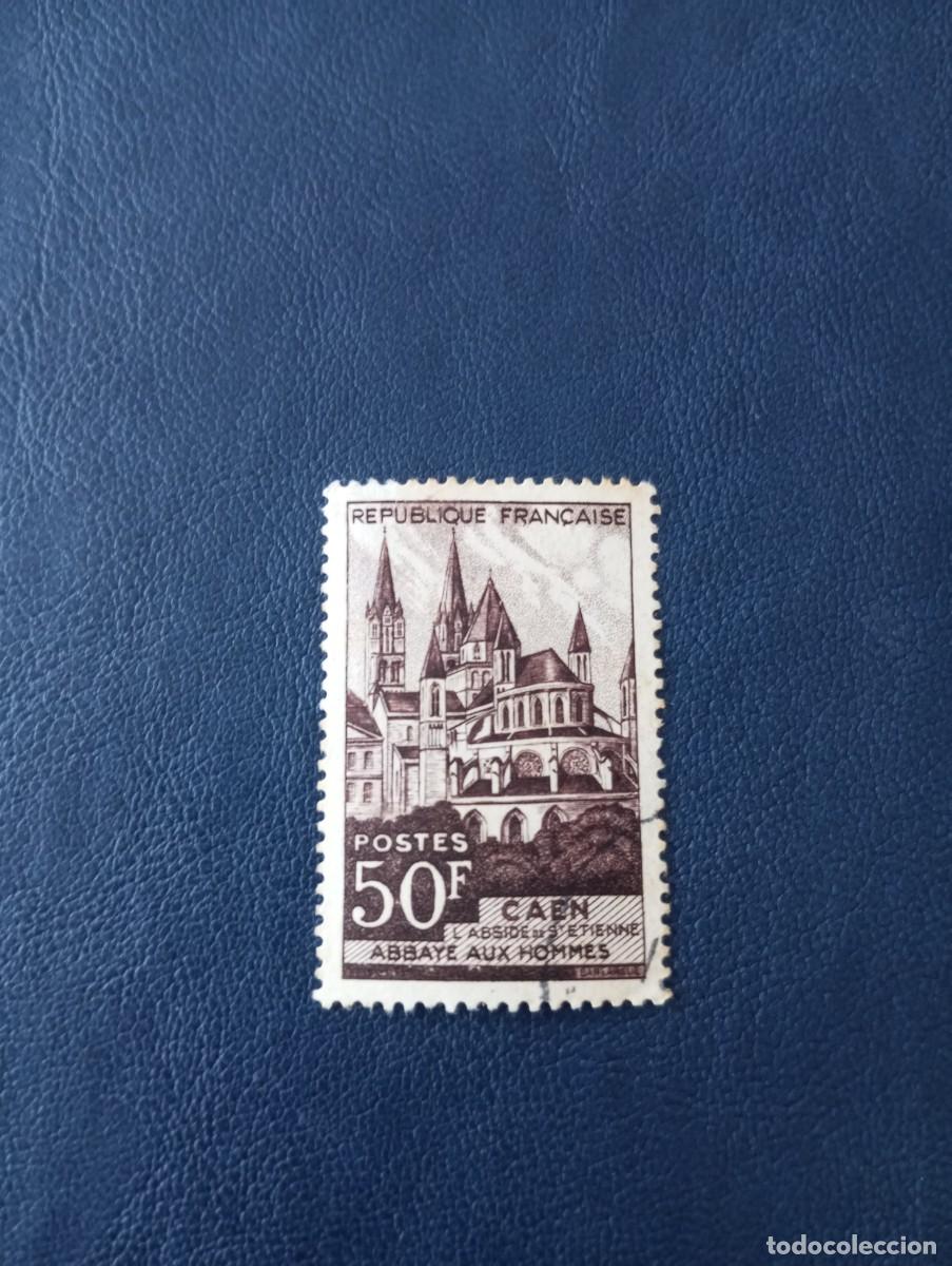 Sellos: FRANCIA, 1951, ABADIA AUX HOMMES, YT 917