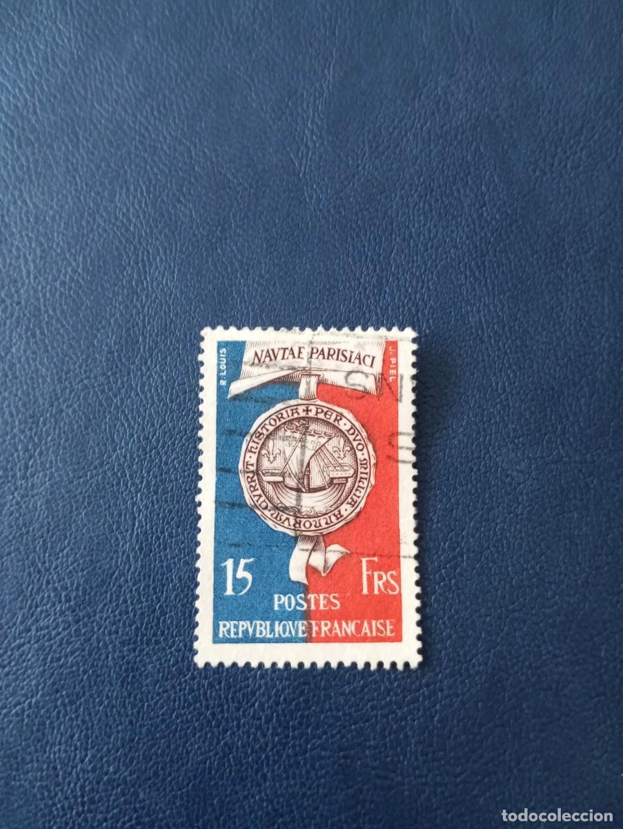 Sellos: FRANCIA, 1951, BIMILENARIO DE PARIS, YT 906