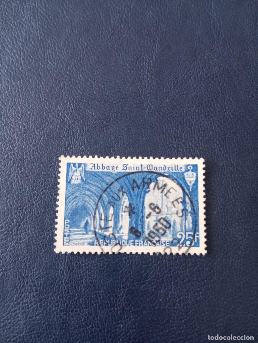 Sellos: FRANCIA, 1949, ABAD&Iacute;A DE SAINT WANDRILLE, YT 842