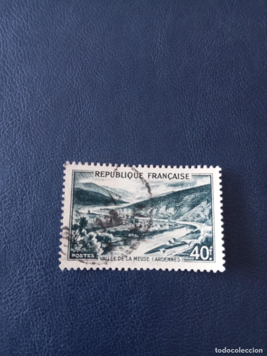 Sellos: FRANCIA, 1949, VALLE DE LA MEUSSE, ARDENAS, YT 843