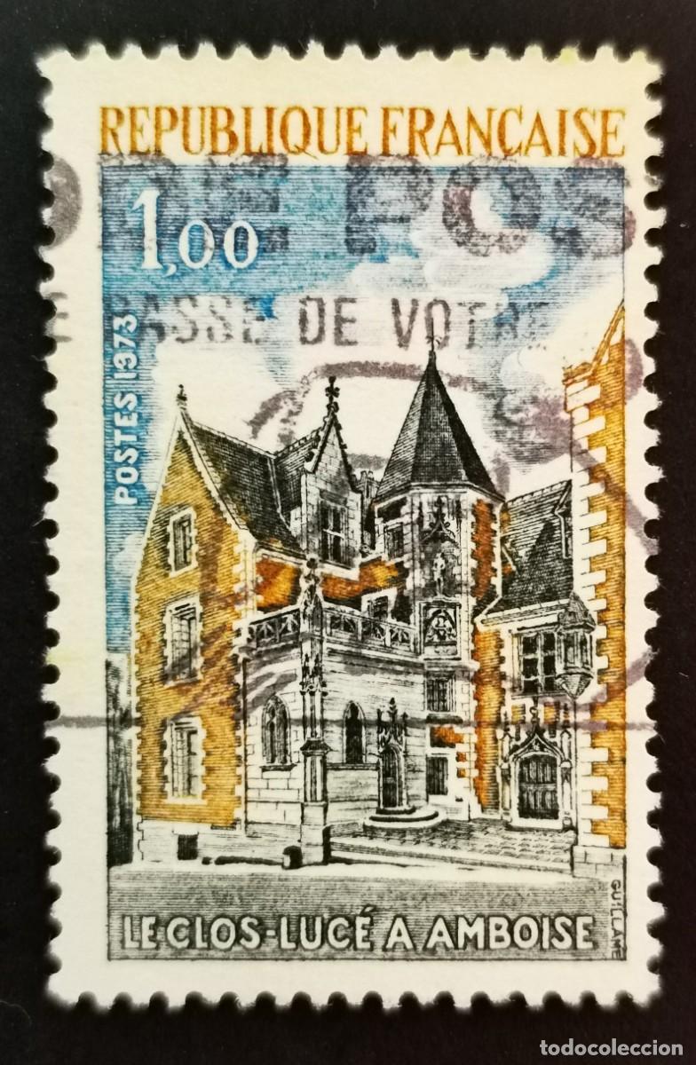 Sellos: Sello Francia 1973, Publicidad tur&iacute;stica Palacio de Clos-Luce, Amboise, 1 F Michel: 1842