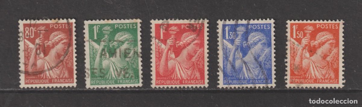 Sellos: France 1939 - Yvert 431/435 usado