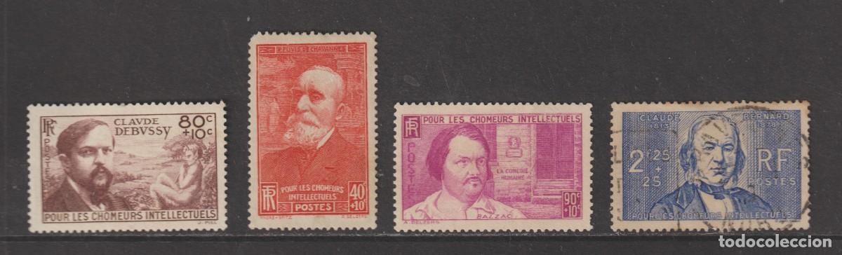 Sellos: France 1939 - Yvert 436/439 usado