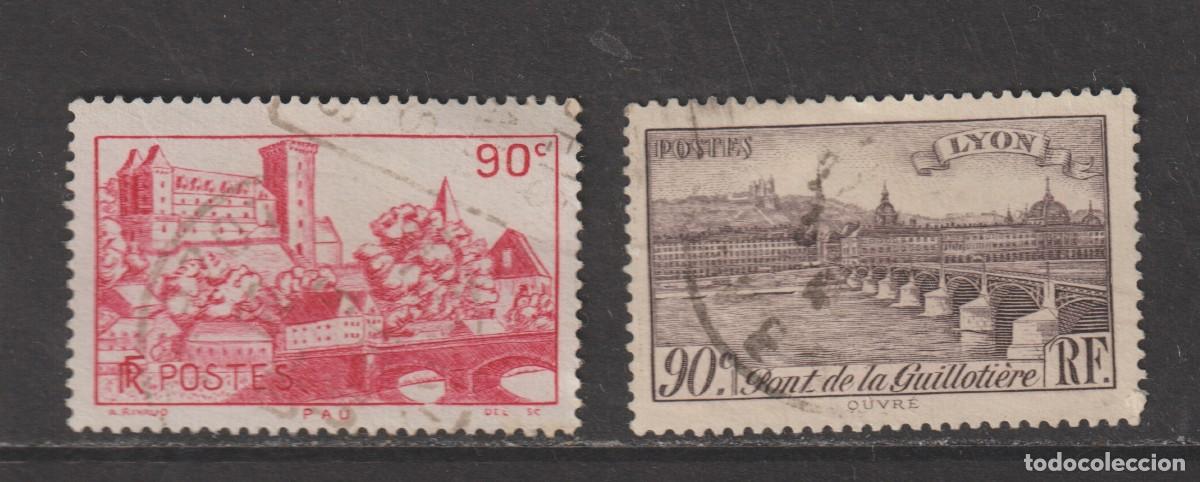 Sellos: France 1939 - Yvert 449/450 usado