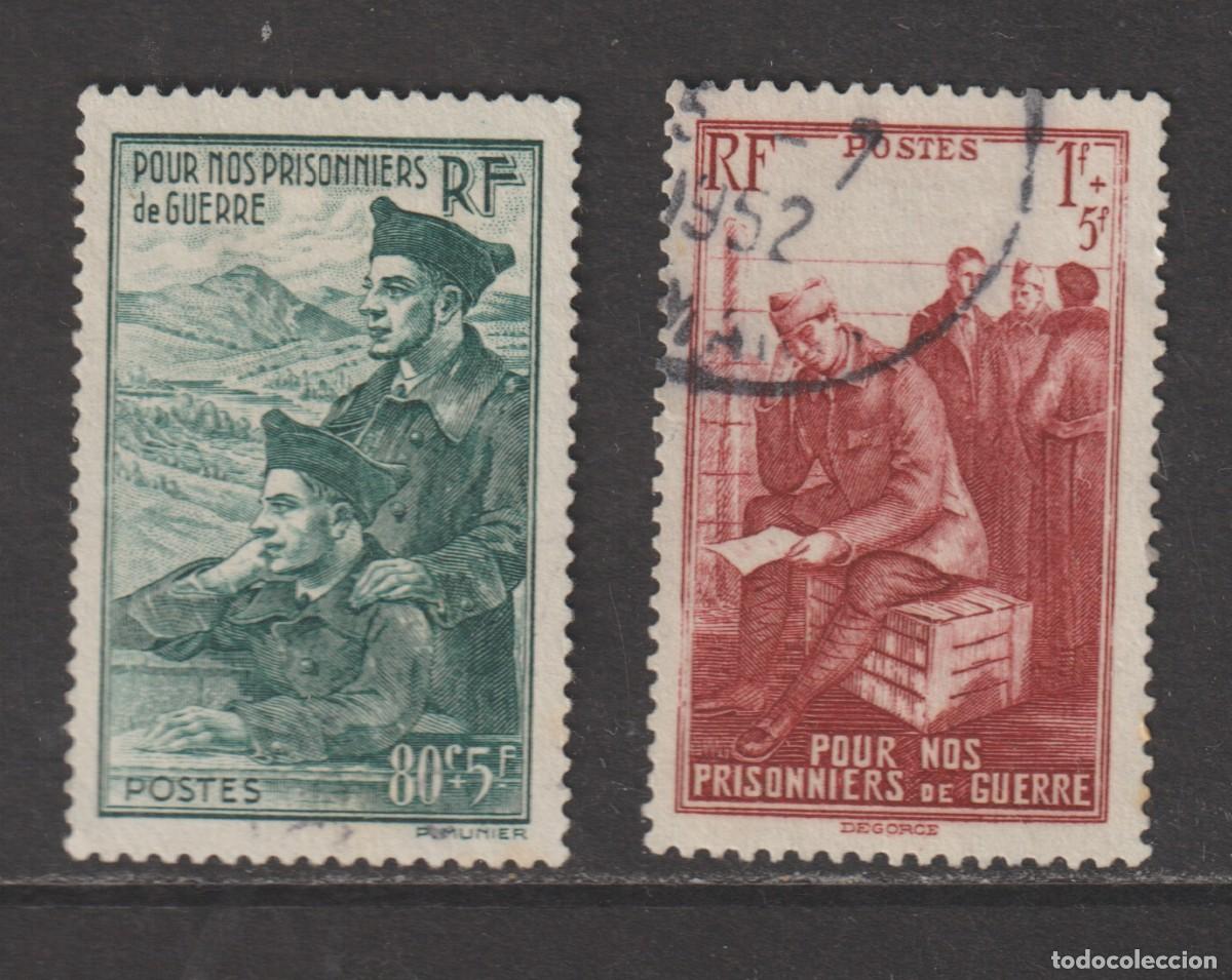 Sellos: France 1941 - Yvert 474/475 usado