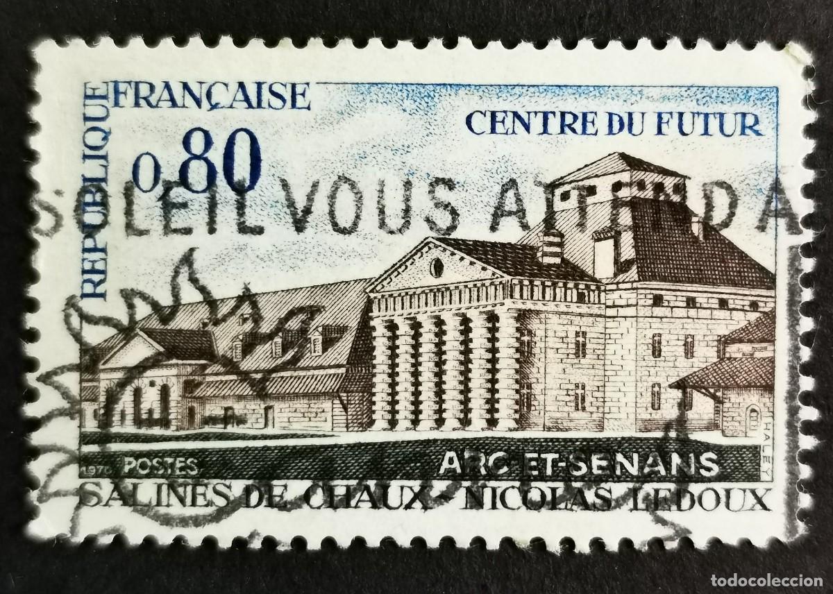 Sellos: Sello Francia 1970, Manantiales de Sal Real. Salinas de Cal, 0.80 F Michel: 1724
