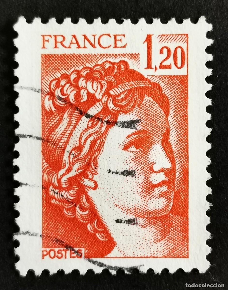 Sellos: Sello Francia 1978, Sabine, 1,20 F Michel: 2106Aw