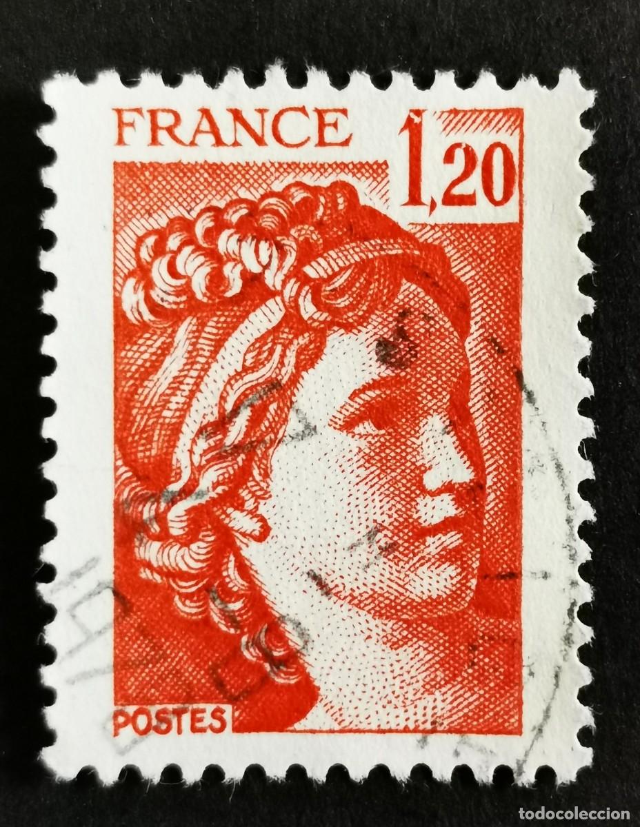Sellos: Sello Francia 1978, Sabine, 1,20 F Michel: 2106Aw
