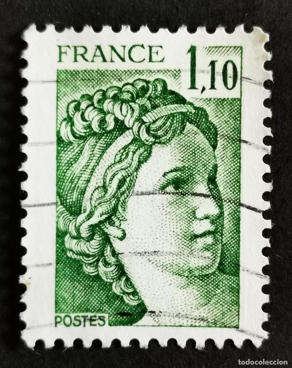 Sellos: Sello Francia 1979, Sabine, 1,10 F Michel: 2171Av