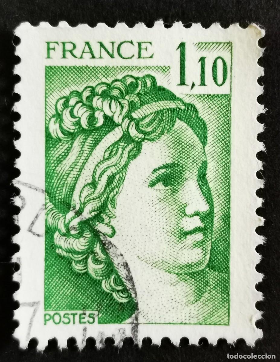 Sellos: Sello Francia 1979, Sabine, 1,10 F Michel: 2171Av