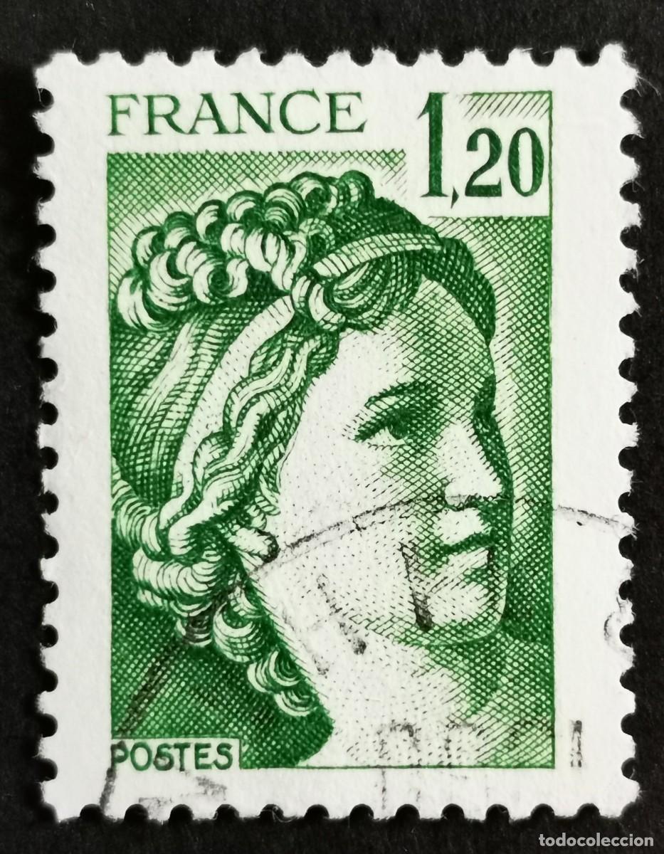 Sellos: Sello Francia 1980, Sabine, 1,20 F Michel: 2215Aw