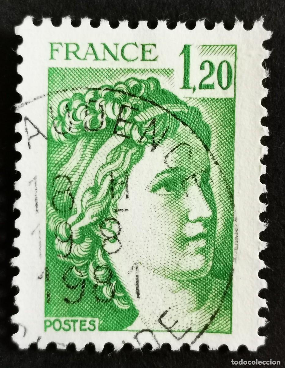 Sellos: Sello Francia 1980, Sabine, 1,20 F Michel: 2215Aw