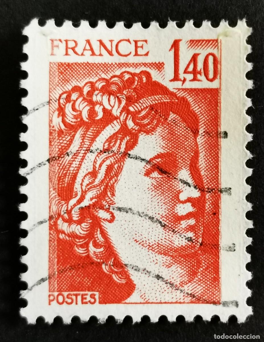 Sellos: Sello Francia 1980, Sabine, 1,40 F Michel: 2216Aw