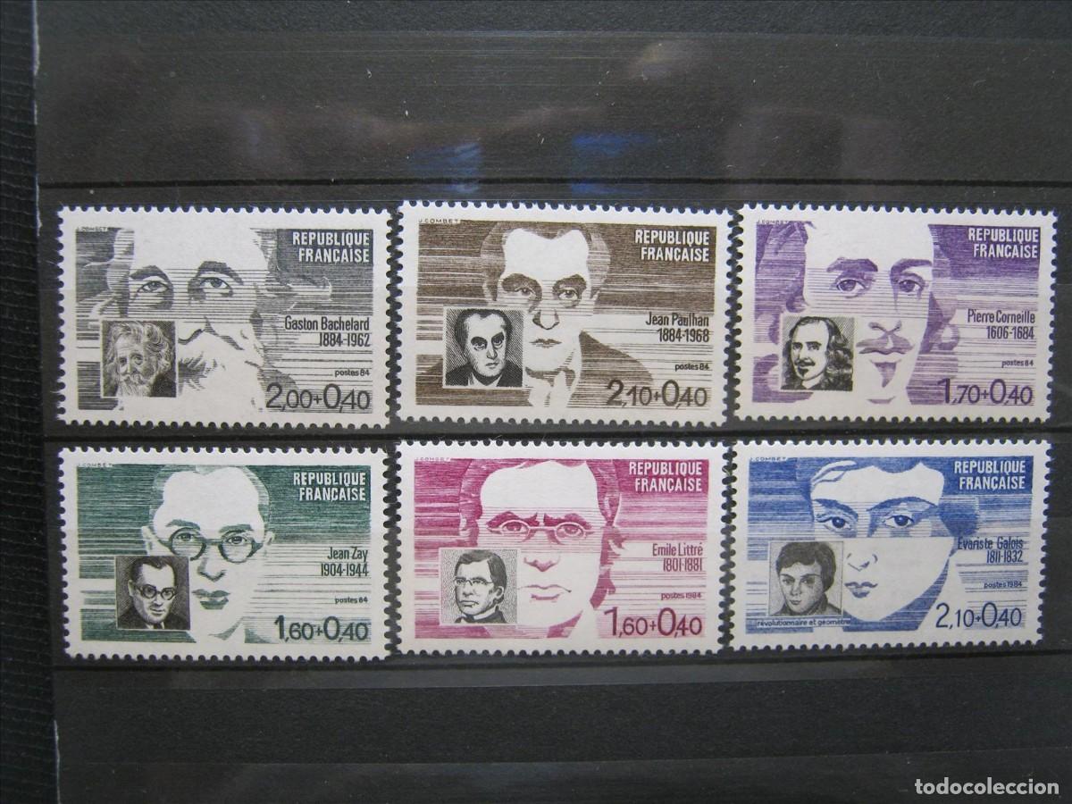 Sellos: FRANCIA 1984 SERIE YVERT 2328/32 MNH** SIN CHARNELA LUJO.