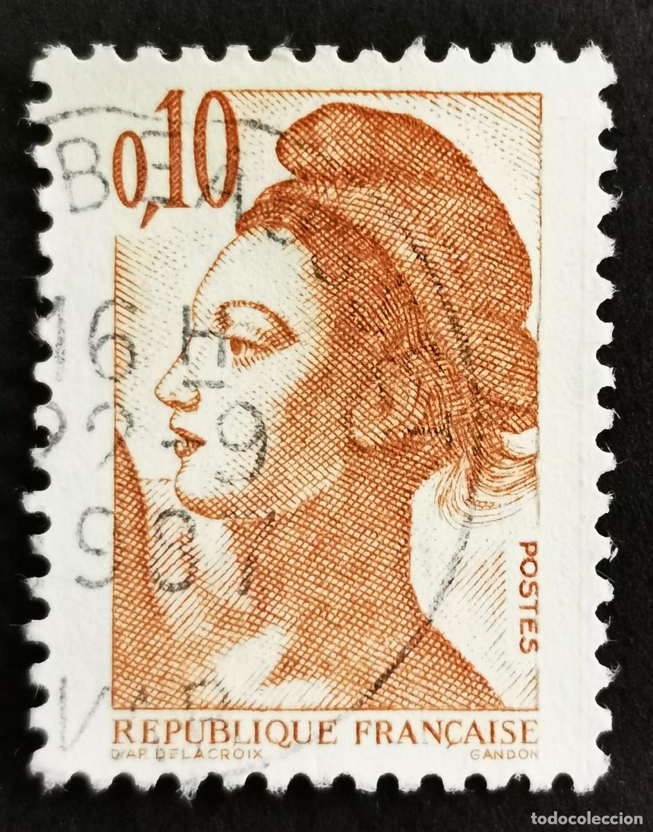 Sellos: Sello Francia 1982,Libertad de Gandon, 0,10 F Michel: 2300A