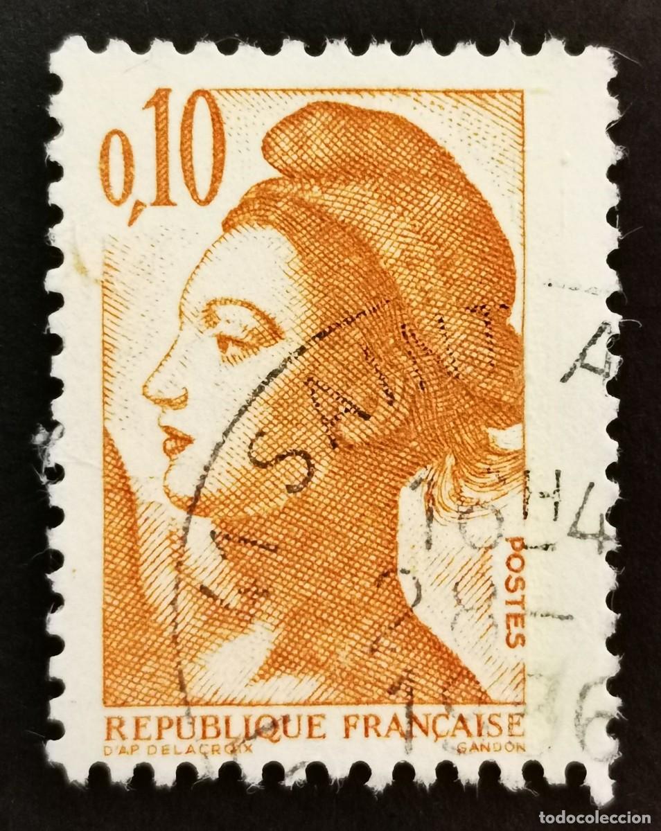 Sellos: Sello Francia 1982,Libertad de Gandon, 0,10 F Michel: 2300A
