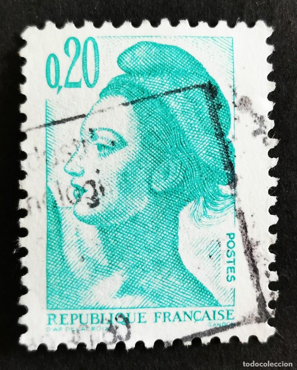 Sellos: Sello Francia 1982,Libertad de Gandon, 0,20 F Michel: 2302A