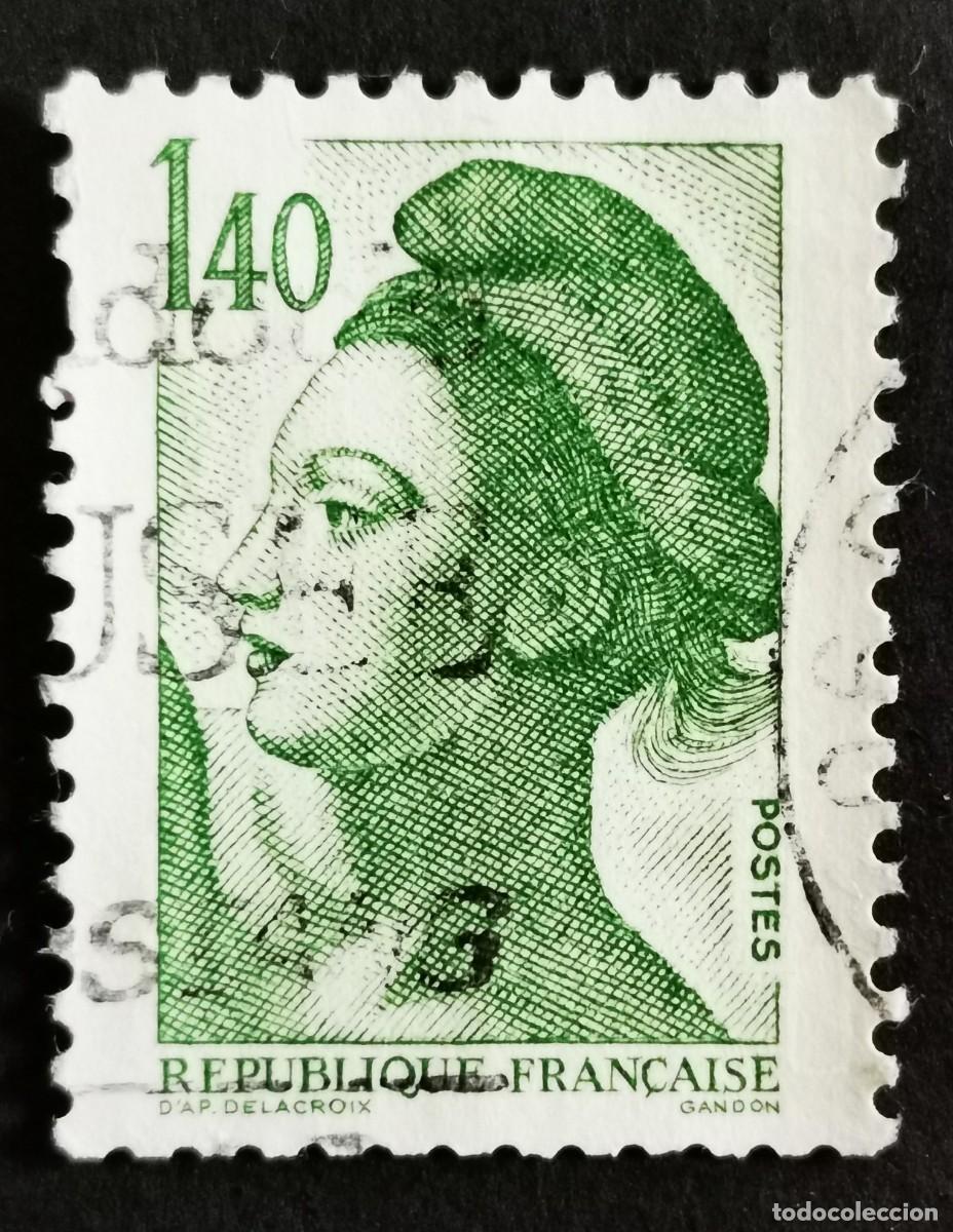 Sellos: Sello Francia 1982,Libertad de Gandon, 1,40 F Michel: 2307A