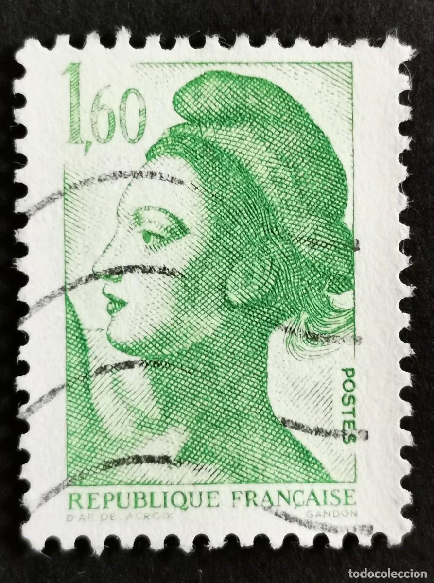 Sellos: Sello Francia 1982,Libertad de Gandon, 1,60 F Michel: 2338A