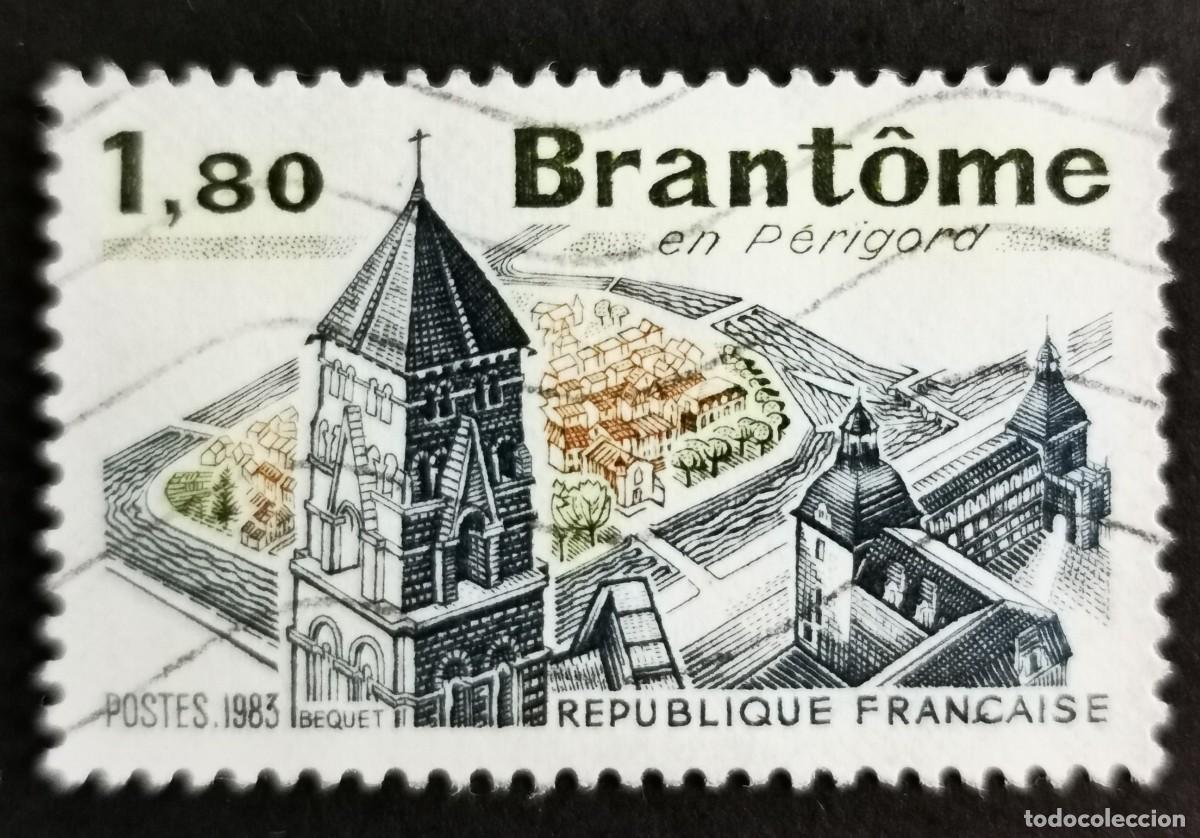 Sellos: Sello Francia 1983,Brantome en el Perigord, 1,80 F Michel: 2381