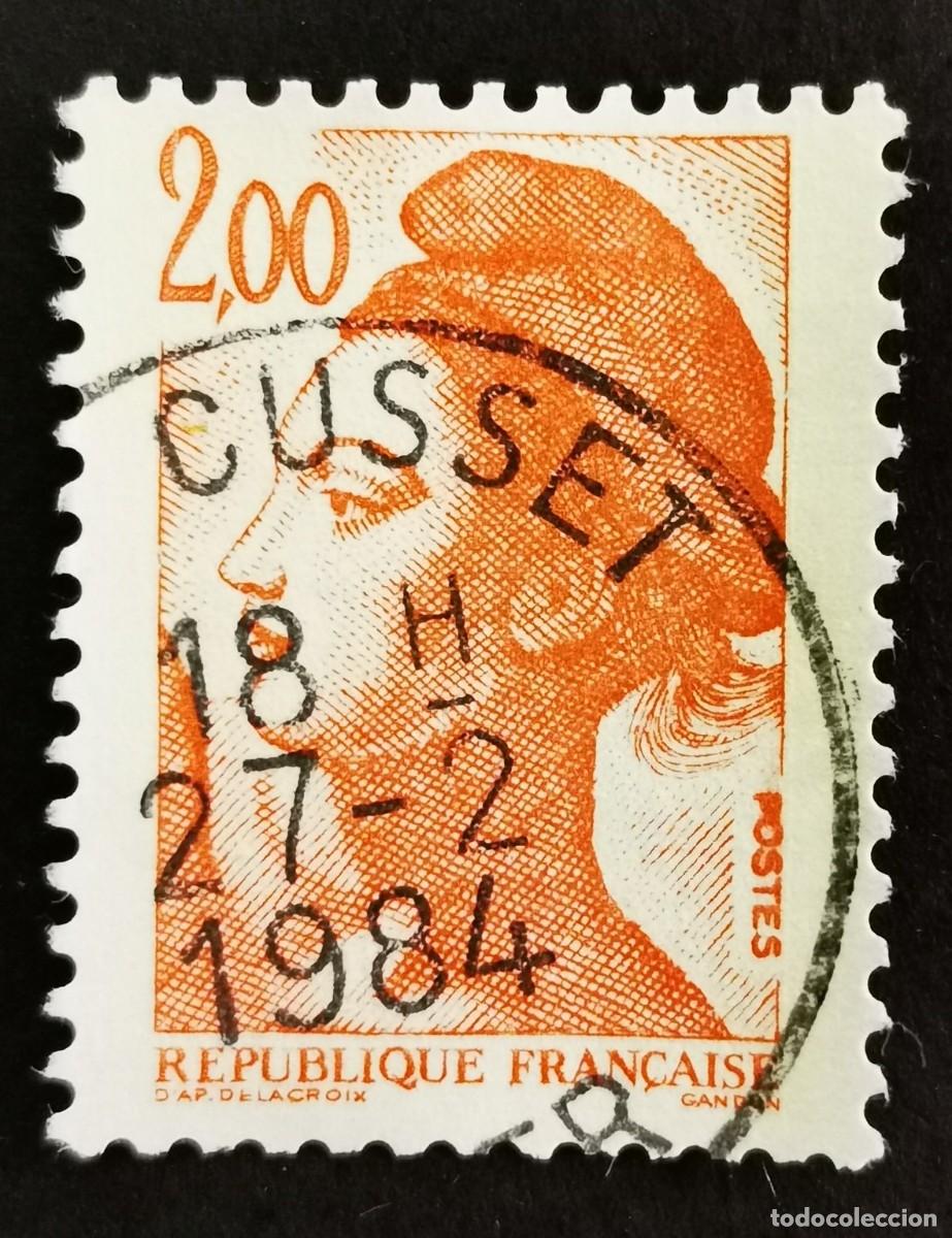 Sellos: Sello Francia 1983, Libertad de Gandon, 2,00 F Michel: 2401A