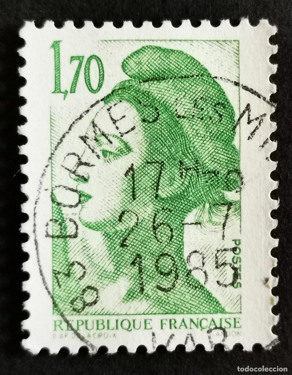Sellos: Sello Francia 1984, Libertad de Gandon, 1,70 F Michel: 2454A
